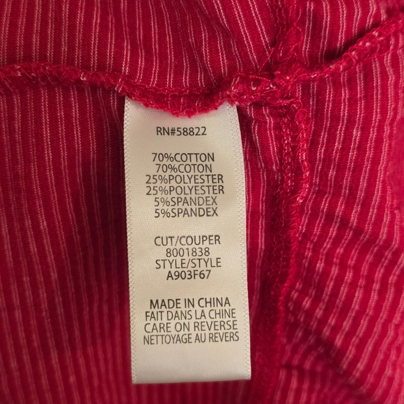 Max Studio Red White Striped Smocked Tiered Ruffle Coastal Mini Sun Dress Jr. XL - Picture 7 of 9